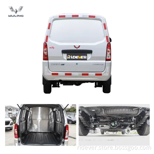 Ridever New Arrival 2022 Wuling Rongguang EV Mini Van 300 Kms New Arrival Mini Cargo Electric Cars for Adults Cheapest Used Car